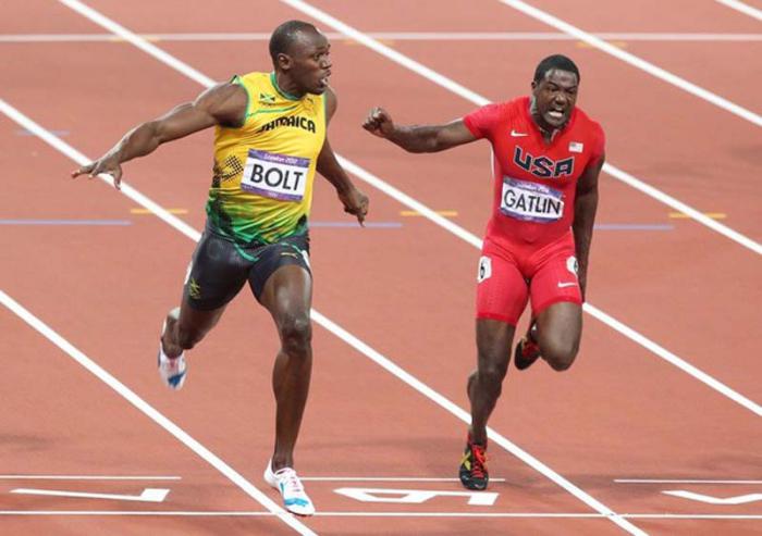 Usain Bolt y Justin Gatlin