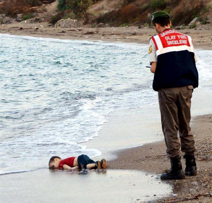 NIño sirio muerto en playas de Turquía