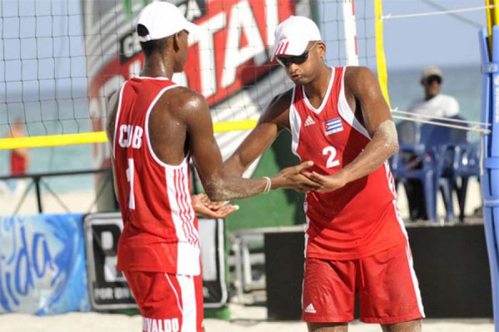 Nivaldo Díaz- Sergio Gonza´lez, voleibol de playa