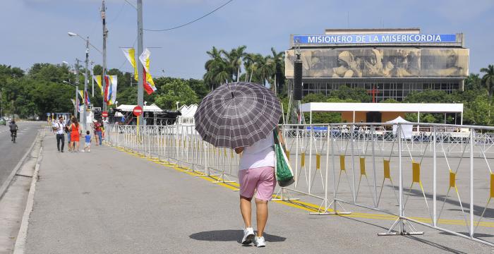 preparativos de la visita del papa