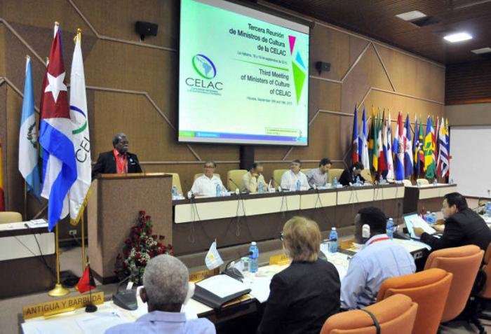 Encuentro de ministro de cultura de la celac