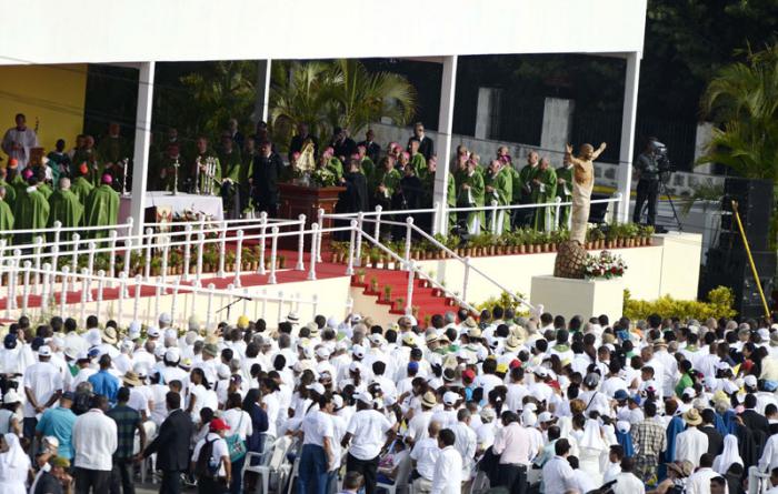 Misa oficiada por el Papa Francisco en La Habana