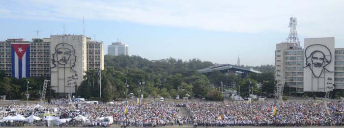 Misa del Papa San Francisco en la Plaza de la Revolución José Martí