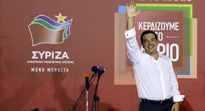 El dirigente de Syriza, Alexis Tsipras