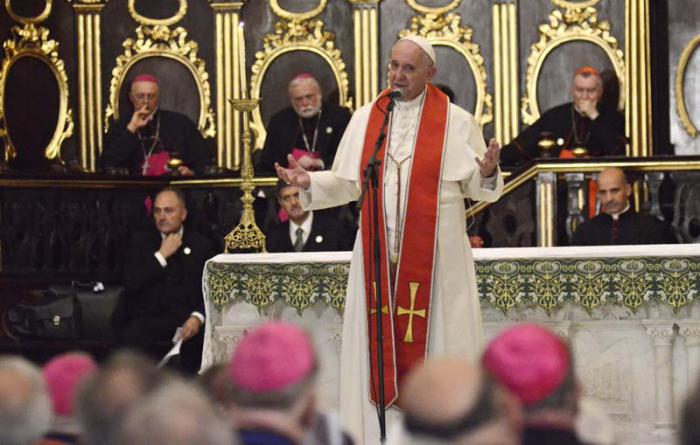 Misa del Papa  Francisco en la Catedral