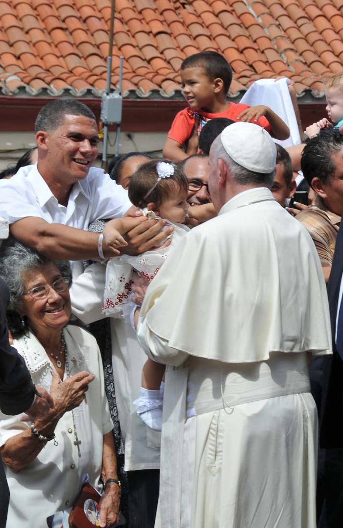 Papa Francisco en Catedral de Santiago de Cuba