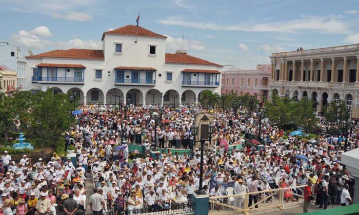 Papa Francisco en Catedral de Santiago de Cuba