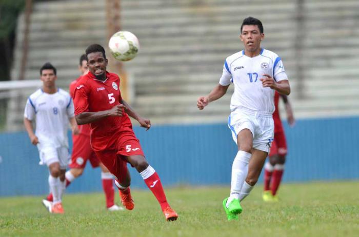Juego amistoso de fútbol entre Cuba y Nicaragua