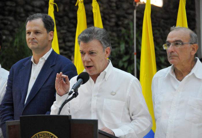 Juan Manuel Santos, presidente de Colombia.