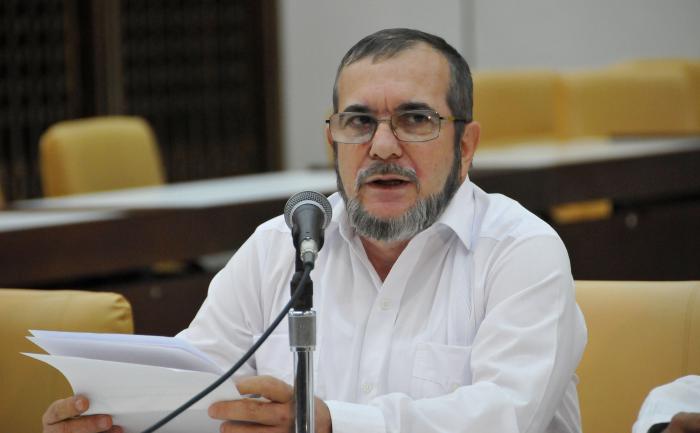 Timoléon Jiménez, jefe del Estado Mayor de las Fuerzas Armadas Revolucionarias de Colombia-Ejército del Pueblo.