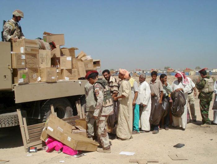 Ayuda humanitaria de la ONU a Iraq