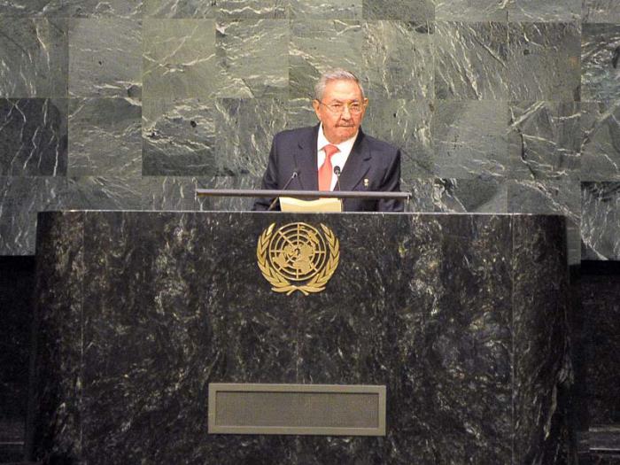 Raul Castro en Nueva York