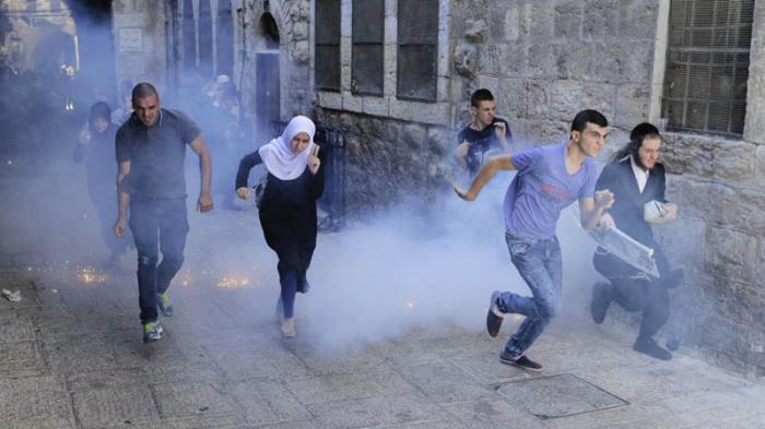 Policía israelí reprime