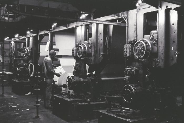 Rotativas de Granma, en 1981. 