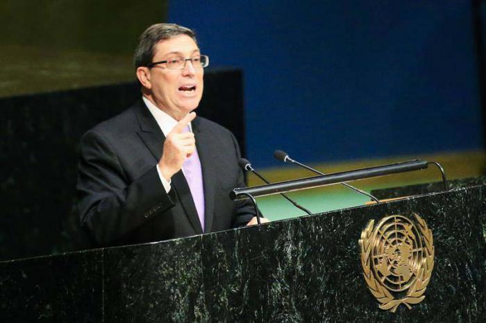 bruno rodriguez en la ONU