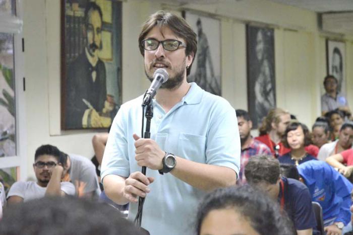 XIX Asamblea General de la Federación Mundial de Juventudes Democráticas. Mateus Fiorentini (Brazil)