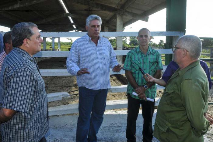 Miguel Díaz-Canel en Mayabeque