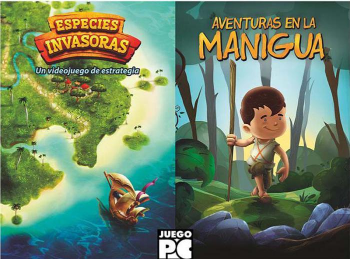 Especies invasoras y Aventuras en la manigua son los nuevos videojuegos que podrán disfrutar nuestros infantes. 