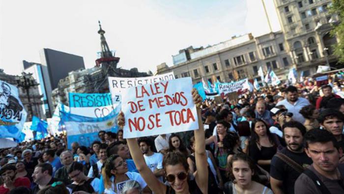 Argentinos defienden la Ley de Medios