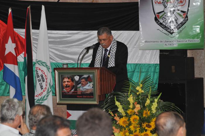 Ziad Khalil Elnajar, secretario y representante del Movimiento Al-Fatah en Cuba.