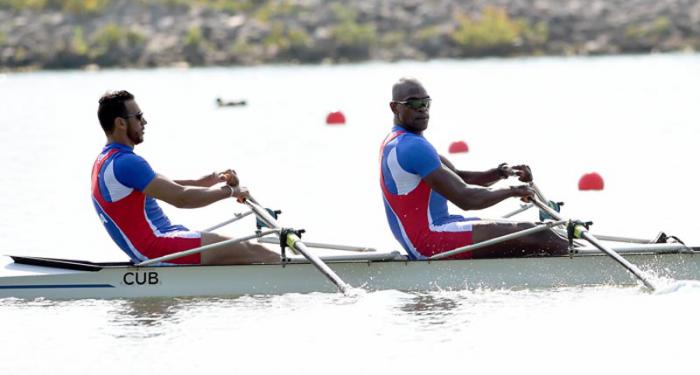 Remo Panamericano oro para el bote de 2pares de remos cortos M Angel Fournier y Eduardo Rubio