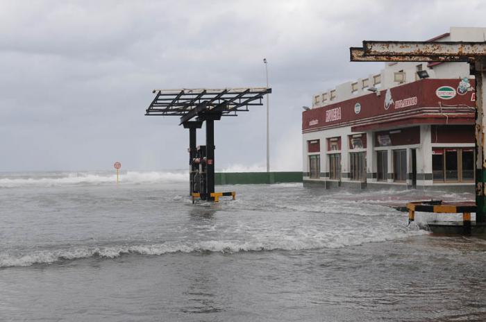 Inundación malecón