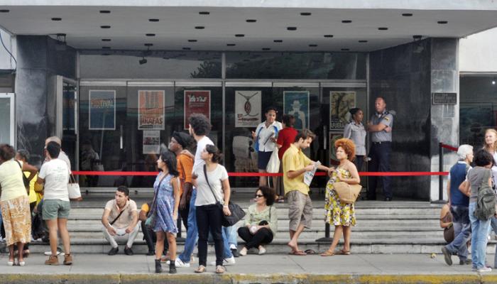 35 Festival Internacional del Nuevo Cine Latinoamericano, en el Cine Yara, La Habana, Cuba.