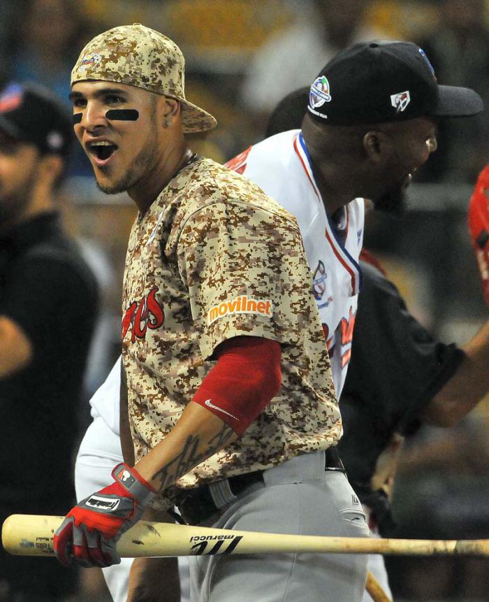 Serie Caribe Dominicana Serie Caribe Dominicana Derby de Jonrones ganado por Felix Perez de tigres de aragua venezuela, En la foto Vladimir Guerrero