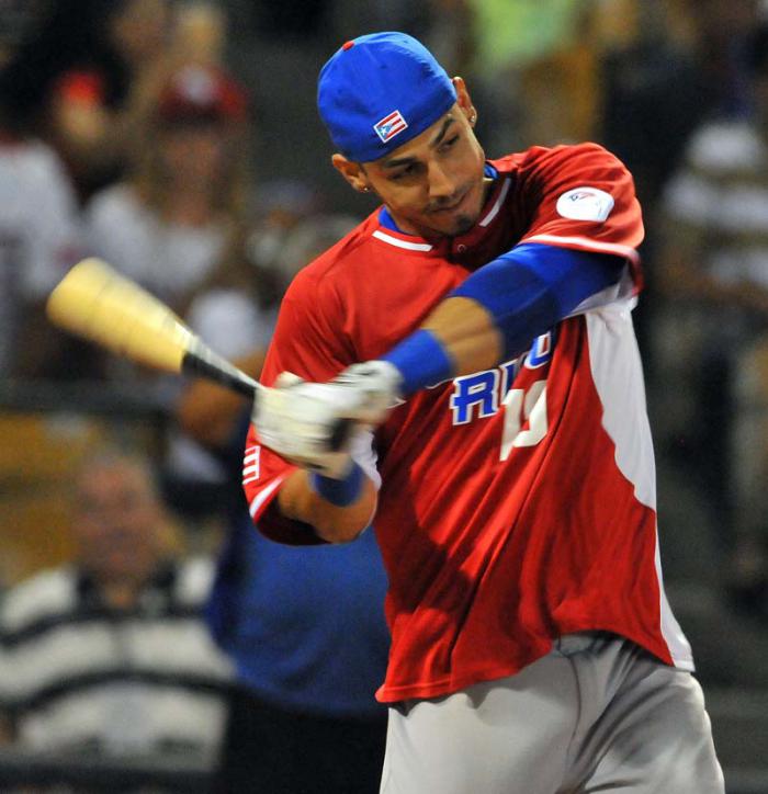 Serie Caribe Dominicana Serie Caribe Dominicana Derby de Jonrones ganado por Felix Perez de tigres de aragua venezuela, En la foto Neftali Soto