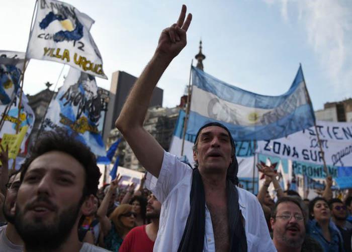 protesta en argentina