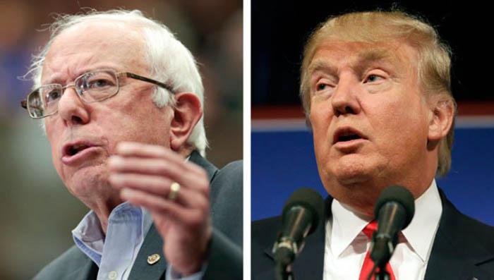 Bernie Sanders y Donald Trump