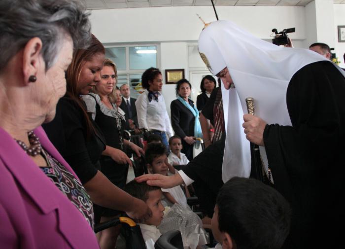 Visita del Kirill a la Escuela Especial Solidaridad con Panamá