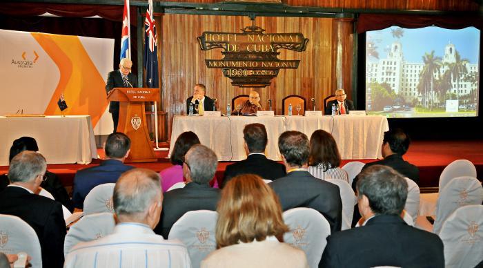 El Foro de Negocios Cuba-Australia refirmó la voluntad de ampliar los vínculos comerciales bilaterales