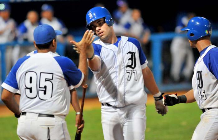 Serie 55 beisbol equipo Industriales Javier Camero;