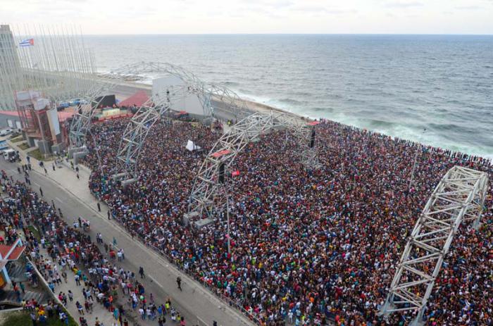 Concierto de Major Lazer en la Tribuna Antimperialista de La Habana.