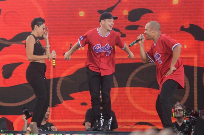 Concierto de Major Lazer en la Tribuna Antimperialista de La Habana.