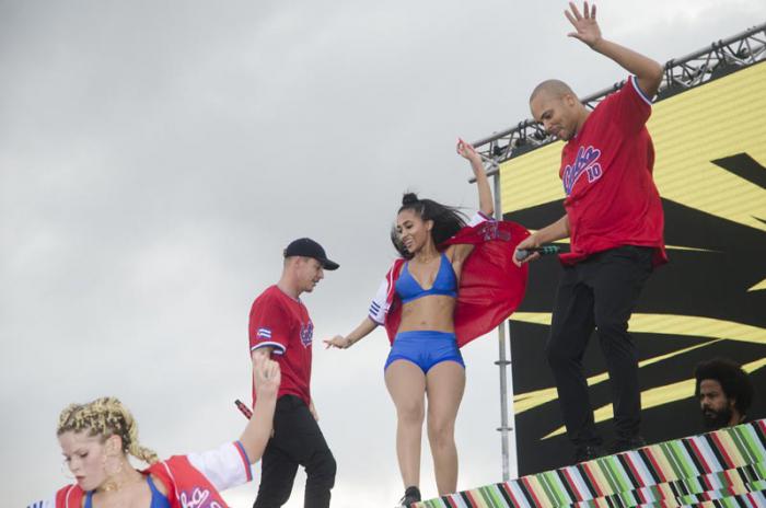 Concierto de Major Lazer en la Tribuna Antimperialista de La Habana.