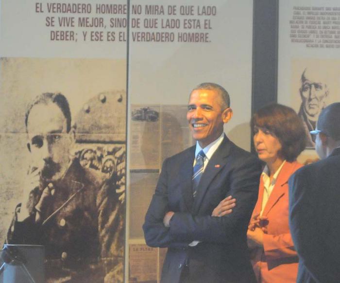 Memorial Josè Martì  visita del presidente de los estados unidos de america Barack Obama