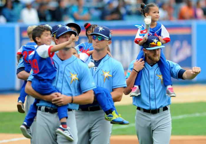Beisbol Tampa Bay vs Cuba Gana el tampa 4 x 1