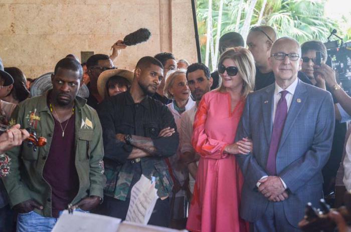 Comisión cultural de EE.UU de visita en el Instituto Superior de Artes (ISA).