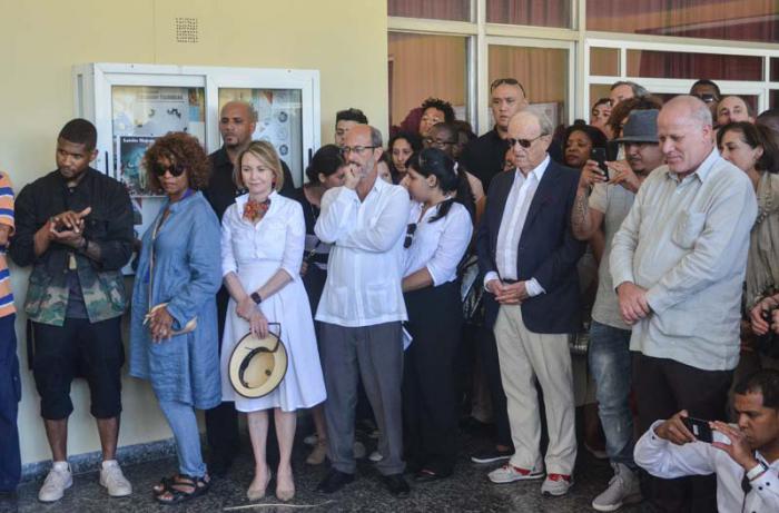 Comisión cultural de EE.UU de visita en el Instituto Superior de Artes (ISA).