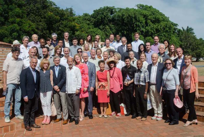 Comisión cultural de EE.UU de visita en el Instituto Superior de Artes (ISA).