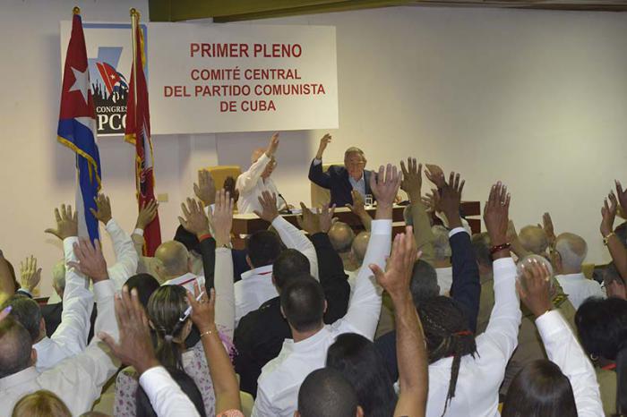 Clasura del Septimo Congreso del PCC