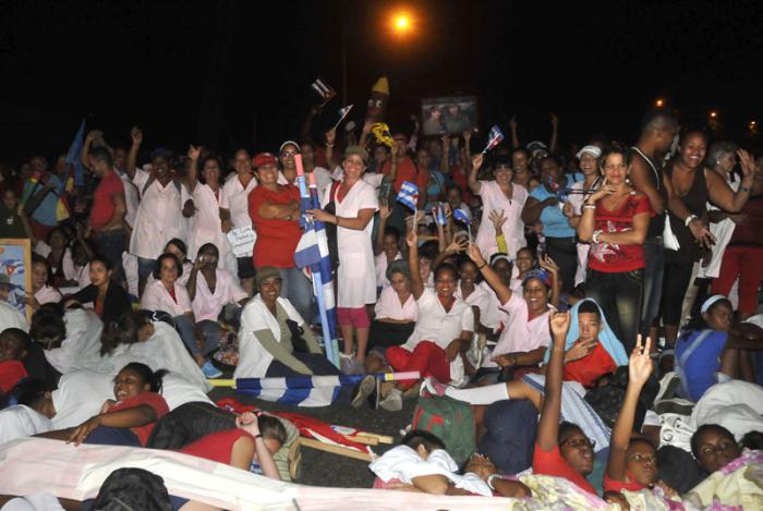 Desfile del 1ro de Mayo en la Plaza de la Revolución