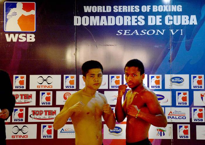 Boxeo-VI serie mudial de Boxeo-Cuba vs Uzbequistan 49 kg Argilagos