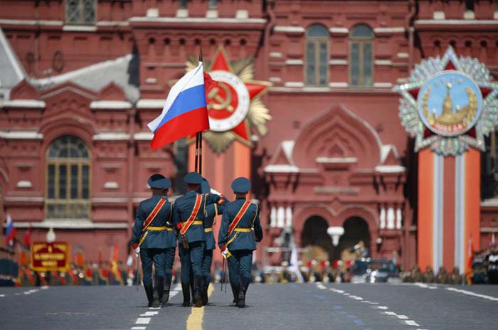 De forma ininterrumpida desde 1996, Rusia organiza cada año el Desfile de la Victoria en la Plaza Roja. 