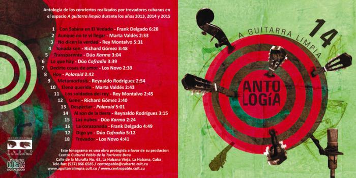 La antología A guitarra limpia recibió un Premio Especial Cubadisco 2016.