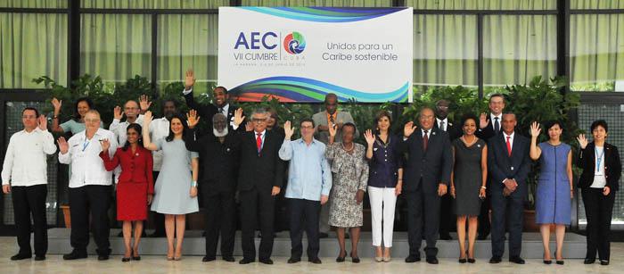 Consejo de Ministros de la VII Cumbre de la Asociación de Estados del Caribe (AEC) .