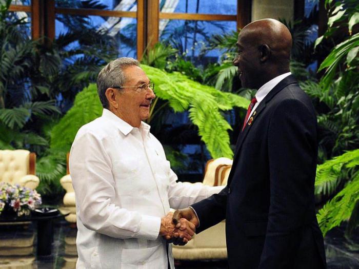 Recibió Raúl al Primer Ministro de Trinidad y Tobago