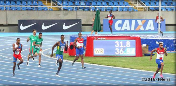 relevo Cuba 4x100 m